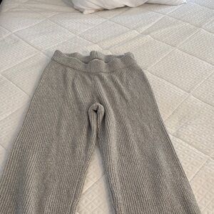 Old Navy Ribbed Knit Leggings - Light Gray